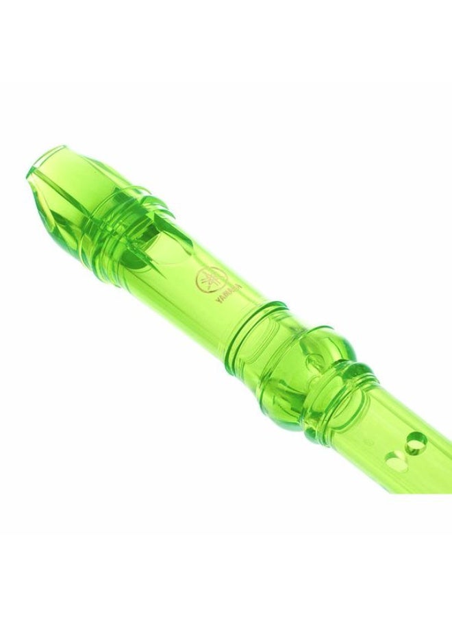 ياماها YAMAHA YRS 20GG Recorder - Soprano Recorder, German, Translucent Green - Image 3